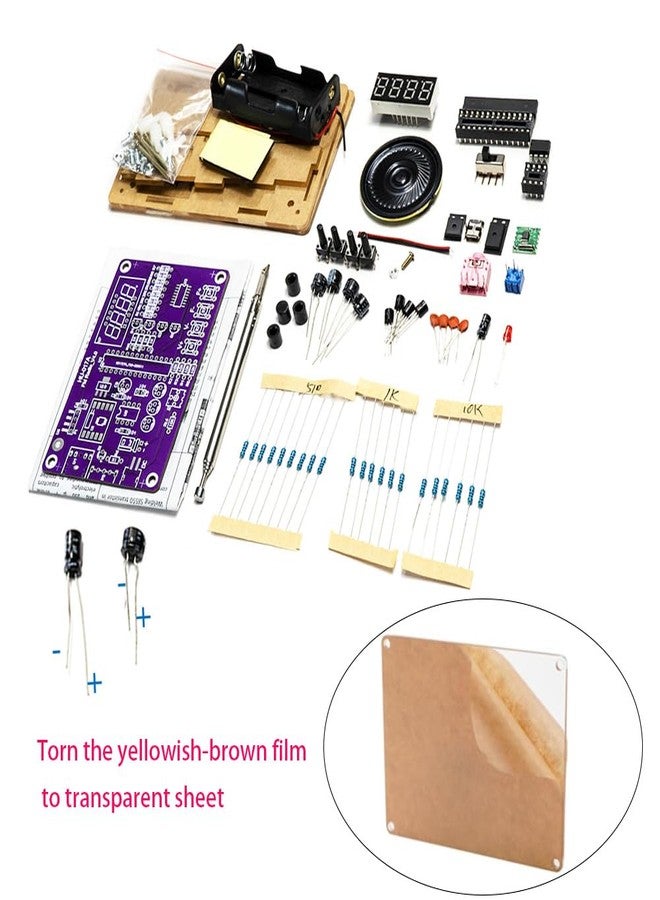 Gikfun FM Radio Kit Soldering Practice Kit DIY School Project FM 87-108MHz with 2 Power Supply Modes, Soldering Learning and Teaching for Beginners, Adults EK1989 - Image 3